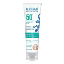 BLUE LIZARD 액티브 미네랄 기반 자외선 차단 로션 SPF 50+ 크림 튜브 무향 90ml3온스 F72305, 5 Fl Oz (Pack of 1), SPF 50+ 5 fl oz. Lotion