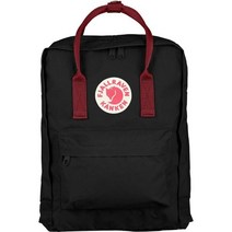 Fjallraven 피엘라벤 칸켄 클래식 백팩 Graphite, Black/Ox Red