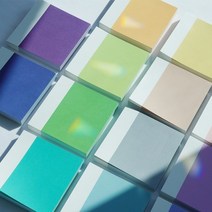 갓샵 컬러칩 떡메모지 14종 [다꾸 떡메 COLORCHIP 감성 다이어리꾸미기 떡제본 떡매], 딸기