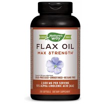 Natures Way Flax Oil 아마씨 오일 오메가3 6 9 해외, 4개