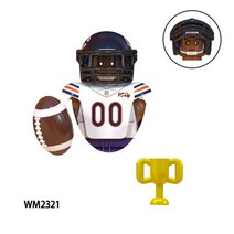 축구 완구 럭비 농구 스포츠 선수 번들 NFL 빌딩 블록 미니 액션 피규어 장난감 24 개세트, 25.WM2321 - With Body