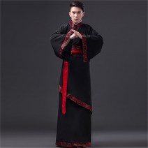 루즈핏 한푸 개량 한복 가운 촬영 호위무사 민속 검객 전통의상 퓨전