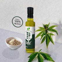 맛뜨락 100% 저온압착 햄프씨드오일(대마종자유) 헴프씨드오일 180ml250ml, 헴프씨드오일 250ml