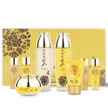 예담윤빛 프라임 럭셔리 골드 여성 기초화장품 4종 세트, 1세트+마스크팩3매