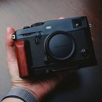 카메라 퀵 릴리스 플레이트 어탭터 삼각대 퀵슈 후지 Xpro3 후지필름 X PRO3 용 디자인 우드 핸드 그립 L 브래킷, 호두