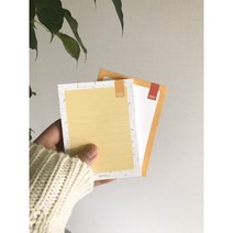 미니 떡메모지 체크리스트 심플 데일리 떡메모지 4종, 4. 검정 체크 메모지