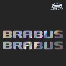 찐카 브라부스 로고 차량용 데칼스티커 ZCG-10, 옐로우, 1개