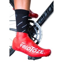 돈조이 퍼포먼스 VELOTOZE 벨로토즈 숏 슈커버 로드 2.0 Short Shoe Cover Road 2.0 에어로 사이클 슈즈 커버, 화이트/L/XL(43-47)