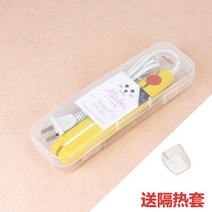 여성용 남성용 휴대용 컬러 판 미니고데기 판 고데기 고데기사용법 긴머리고데기 봉고데기44mm 앞머리고데기 봉고데기 차이슨 봉고, 치킨옐로우-단열커버+보관함, 단일사이즈