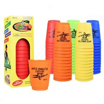 초등학교 초등학생 특수학교 노인 신체놀이 체육 교구 스피드 컵쌓기 컵타컵 컵스텍 스택스12PC, 노랑