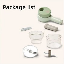 육절기 육류 절단기 고기 휴대용 전기 야채 커터 세트 내구성 칠리 크러셔 주방 도구 충전 다지기 생강, 녹색