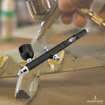 네일 타투 메이크업 0.3mm MINI 에어브러시 7CC BLACK