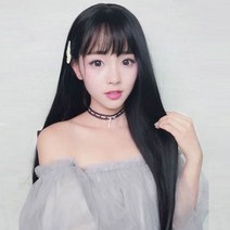 여자 패션 긴생머리 통가발(테즈)003, 다크브라운(망있음)