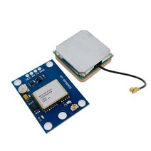 아두이노키트 프로그래밍 전자 아두이노 모듈 부품 neo-6m gps 모듈 gy-gps6mv2 neo6mv2 buit-in eeprom apm2.5 안테나 arduino 비행, 파란색 안테나