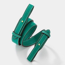 가방 부자재 가죽끈 뜨개 버클 자석단추 연결고리가죽 헤르메스 린디 백 닥터 숄더 스트랩 리치 패턴 길이, 09 Green Gold Hook