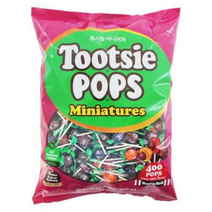 미니어처 투시 팝스 투시롤 막대 사탕 투시팝, 1개