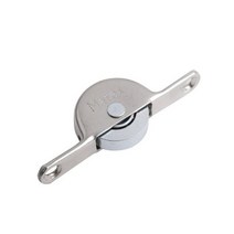 철 베어링 평 호차 25mm ㄷ자레일 미닫이문 하부 롤러