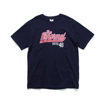 남자 여자 쿨 면 봄 반팔티 티셔츠 앱놀머씽 TAU23 T-SHIRT (NAVY)