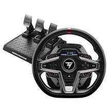 Thrustmaster T248 레이싱 휠 및 마그네틱 페달 하이브리드 드라이브 패들 시프터 다이내믹 포스 피드백 정보 화면 표시 기능 PS5 PS4 PC용 트러스트마스터, T128 Xbox PC