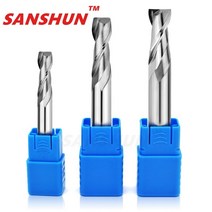밀링 커터 코팅 부품 엔드밀 합금 알루미늄으로 텅스텐 강철 cnc maching 2 블레이드 엔드 밀 탑목재 선삭 도구, 10.0x75리터