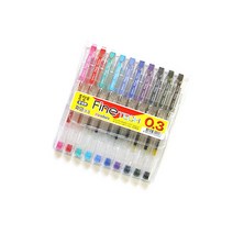 (동아) 파인테크 0.3mm 10색세트 중성펜, 단품