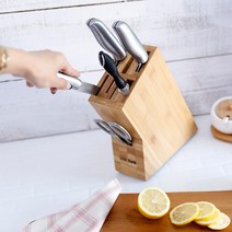 수분에 강한 대나무 우드 칼꽂이 칼집 칼보관함 칼블럭, 칼꽂이 대
