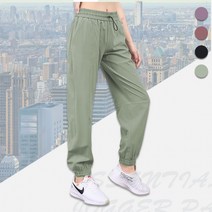 5색 1개 여성 데일리 편한여름바지 여름 밴딩바지 트레이닝복하의 츄리닝하의 와이드