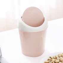 여학생 화장대 책상 미니 쓰레기통 소형 자취방 성당 위생