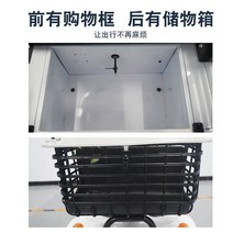 골프전동카트 골프장카트 노인을 위한 미니버스 e20 스쿠터 를 가정교통수단 야외용 전기 4륜 이중 배터리 자동차, [03] 800W+60V20AH 납산창 커튼, [01] 60V