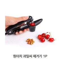 쇼프 과일 씨 분리 기 앵두 매실 대추 원터치 체리 제거 아이디어조리 빼, 상품선택, 그린