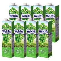 웰치스 웰치 청포도 주스 1L x 8팩