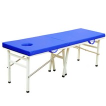 물리치료침대 미용전동베드 휴대용 마사지베드 반영구 뷰티샵 피부관리 도수치료, 블루
