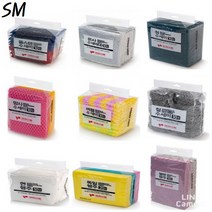 SM 국산 키친아트 수세미 행주 10매입 13종 대용량 업소 가정 주방 청소 설거지 용품, 광수세미10매