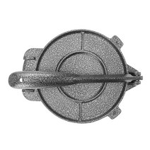 토틸라 프레스 반죽 압착기 도구 만두 기계 래퍼 철 옥수수 만들기 로티 롤러 라운드 캐스트 파이 피자, Black16.5cm