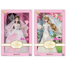 4세 딸아이 역할놀이용 웨딩드레스 미미인형 미미doll 토들러 키즈