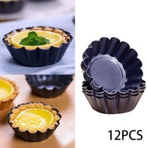다식판 원목 다식틀 떡도장 명절떡 약과 떡틀 떡문양틀 12pcs 미니 라운드 붙지 않는 타르트 팬 타르트 틀 에그 타르트 주석 머핀 컵케익 케이크 금형 베이킹 도구