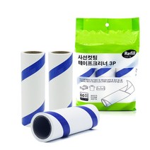 일음쇼핑^^mMK_ C-05 사선커팅 60회 테이프클리너 리필만6롤 강아지털크리너 먼지 고양이 클리너일medi^^, ab^^선택없는