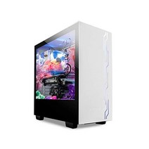 해외배송 컴퓨터케이스 iBUYPOWER 스노우블라인드 S 19인치 반투명 맞춤형 측면 패널 LCD 디스플레이 1280 x 1024 해상도 미드 타워 데스크톱 컴퓨터 게임 케이스 3