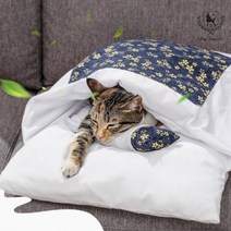 딩동펫 반려동물 숨숨 이불세트, 숨숨 이불세트 냥냥이 S