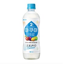 롯데칠성음료 아쿠아 제로 음료, 24개, 500ml