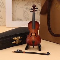 첼로 모형 장식품 바이올린 선물 모형 미니 첼로 생일 선물 인형 음악-58467, 19. 8cm 큰 언급