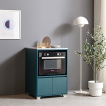 듀얼 렌지대 밥솥 선반 광파오븐선반, 딥그린(T300GR)