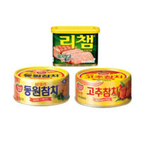 동원 살코기참치100g2개+고추참치100g3개+리챔200g5개, 7세트