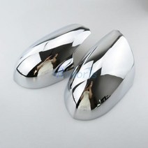 사이드 윙 미러 커버 후면보기 오버레이 크롬 자동차 스타일링 액세서리 기아 스포티지 2010 2011 2012 2013 2014 2015, Without hole, Without hole