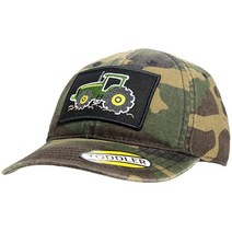 존디어 John Deere 트랙터 패치 유아용 야구 모자 캡 카모-원 사이즈 카모 One Size-X-Large 437288