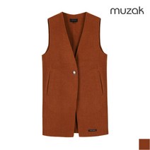무자크 핸드메이드 진주장식 울 베스트 MI8WVT04