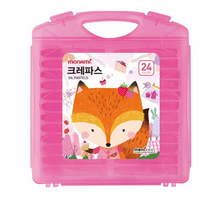 모나미 모니주 크레파스 여, 24색, 13개