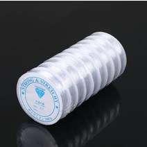부자재 비즈공예 대용량 탄성 우레탄 줄 0.4mm 1.0mm KK347, 우레탄 실- 투명색/4.굵기 0.7mm(길이 11m)1