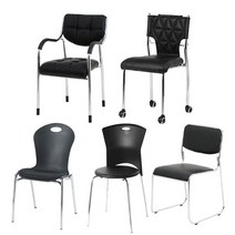 사무용 의자 공부 회사 상담실 서울대의자 학생 책상 컴퓨터 체어, 멀티의자, 블랙(WW1012)