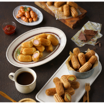 델리 한입츄러스 소포장 미니츄러스, 커스터드크림 400g, 1봉, 300g